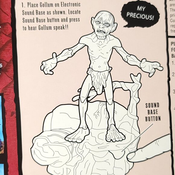 The Lord of the Rings Gollum Action Figure LOTR NIB Toy Biz the Two Towers 2003 - Picture 6 of 6